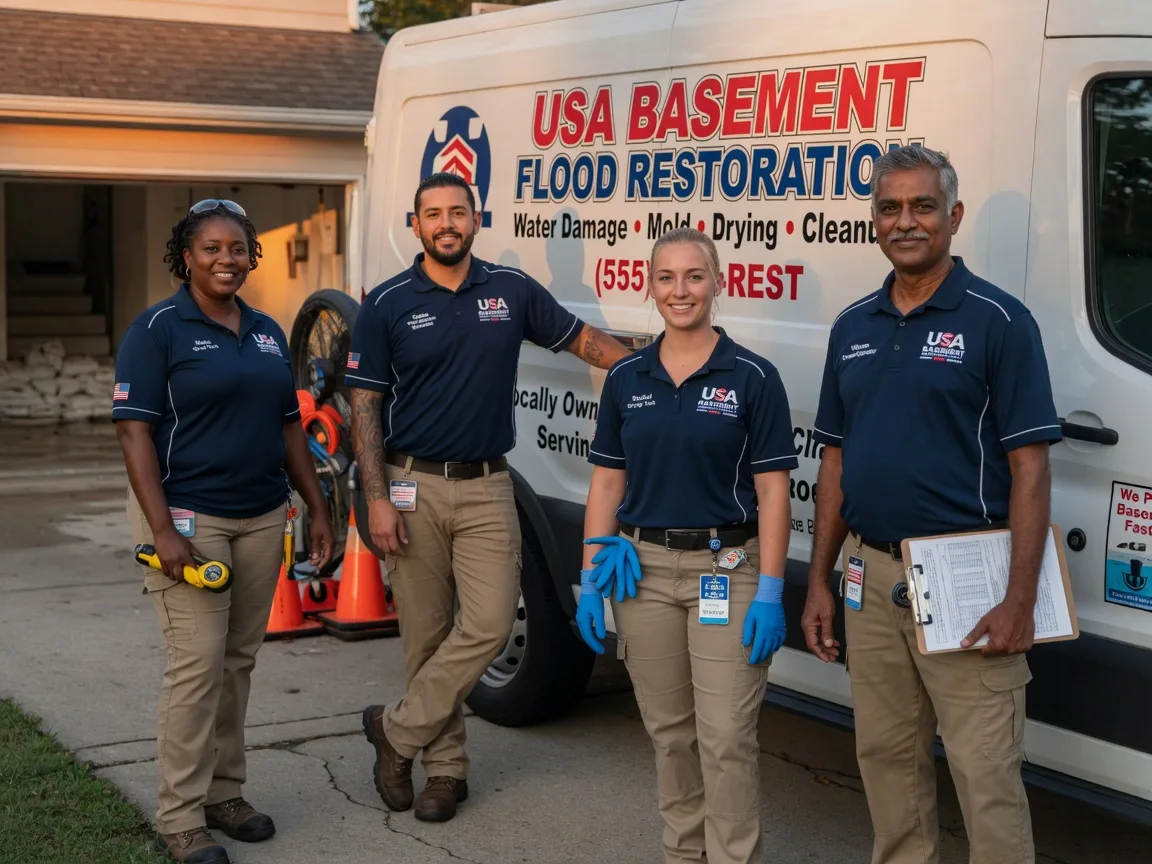 Basement Flood Cleanup company in Mccutchenville, OH